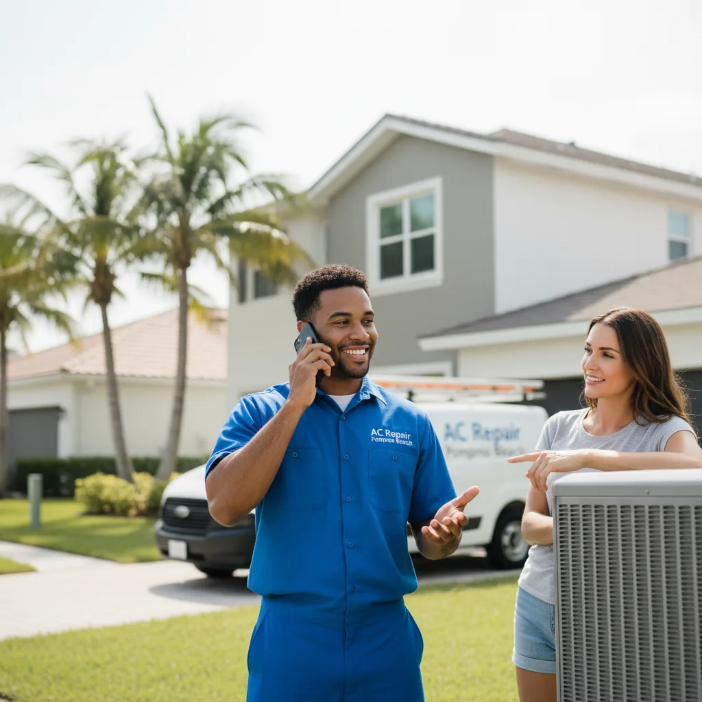 AC Repair Pompano Beach customer support in Larchmont